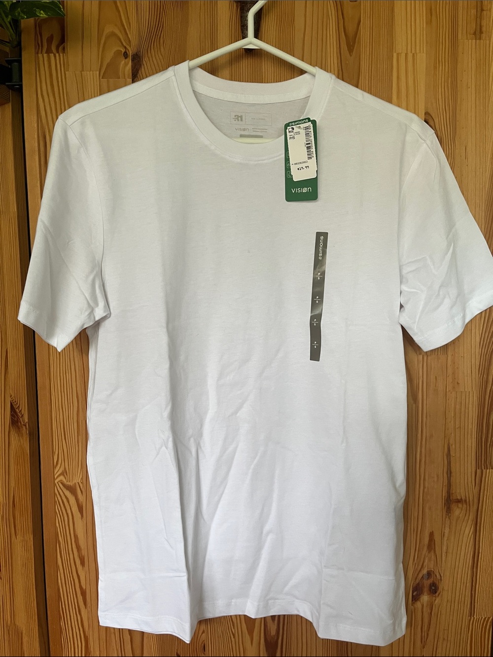 Simon’s White Crew Neck T-Shirt (size S)
